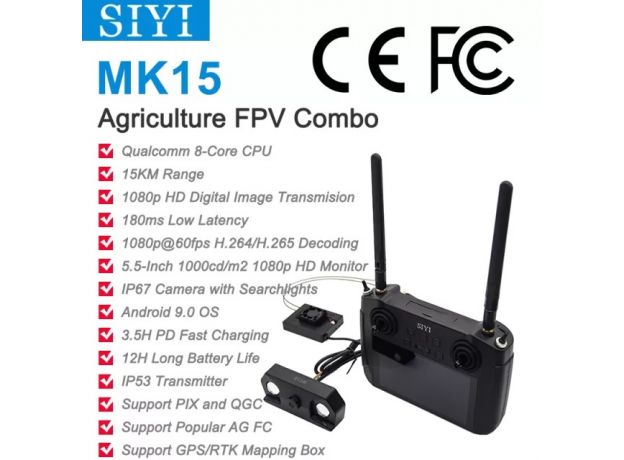 SIYI MK15 Agriculture FPV Combo