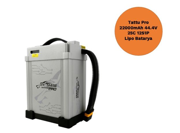 Tattu Pro 22000mAh 44.4V  25C 12S1P  Lipo BataryaTattu Pro 22000mAh 44.4V  25C 12S1P  Lipo Batarya